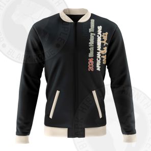 2024 Black History Theme African Americans and the Arts Bomber Jacket