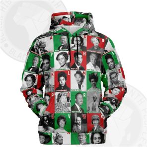 A to Z Heroes of Black History Fashion Hoodie