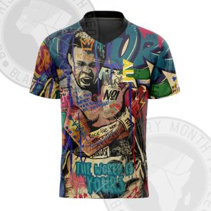 African Americans The Arts Ali Illustration Football Jersey