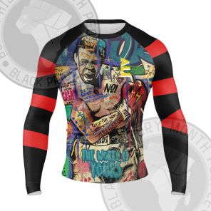 African Americans The Arts Ali Illustration Long Sleeve Compression Shirt