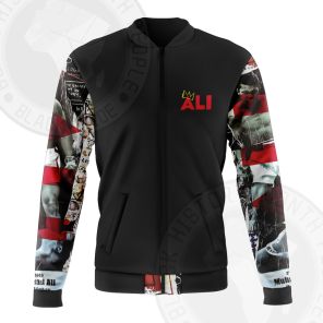African Americans The Arts Ali The King Collage Bomber Jacket