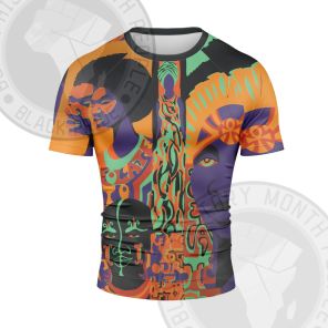 African Americans The Arts Artwork Short Sleeve Compression Shirt