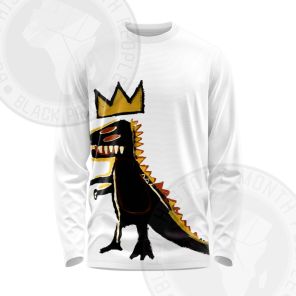 African Americans The Arts Basquiat Dinosaur Long Sleeve Shirt