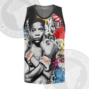 African Americans The Arts Basquiat Graffiti Boxing Basketball Jersey