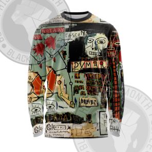 African Americans The Arts Basquiat Graffiti Long Sleeve Shirt