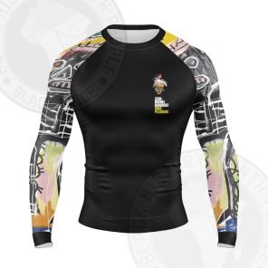 African Americans The Arts Basquiat King Pleasure Long Sleeve Compression Shirt