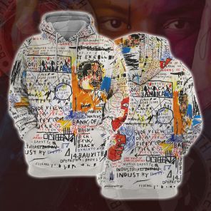 African Americans The Arts Basquiat Notes Cosplay Hoodie