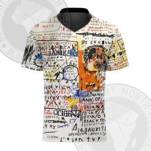 African Americans The Arts Basquiat Notes Football Jersey