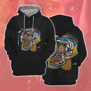 African Americans The Arts Basquiat Skull Cosplay Hoodie