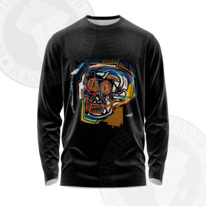 African Americans The Arts Basquiat Skull Long Sleeve Shirt