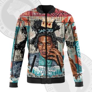 African Americans The Arts Basquiat Think Bomber Jacket
