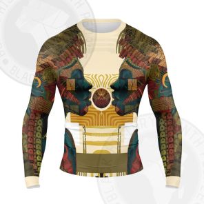 African Americans The Arts Bigital Art Painting Long Sleeve Compression Shirt