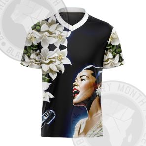 African Americans The Arts Billie-Holiday Football Jersey
