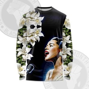 African Americans The Arts Billie-Holiday Long Sleeve Shirt