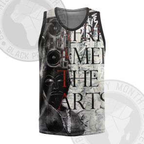African Americans The Arts Black and White Illustration Basketball Jersey