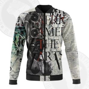 African Americans The Arts Black and White Illustration Bomber Jacket