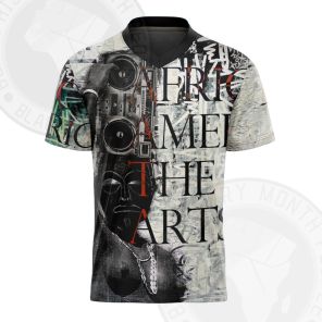 African Americans The Arts Black and White Illustration Football Jersey