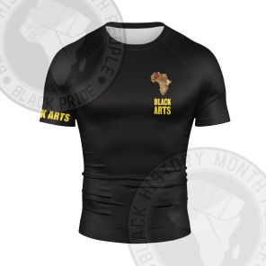 African Americans The Arts Black Arts Short Sleeve Compression Shirt