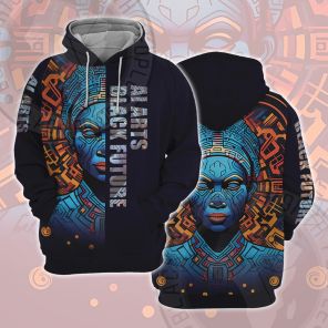 African Americans The Arts Black Future Ai Arts Cosplay Hoodie