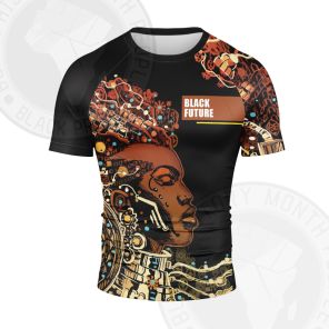 African Americans The Arts Black Future Female Short Sleeve Compression Shirt