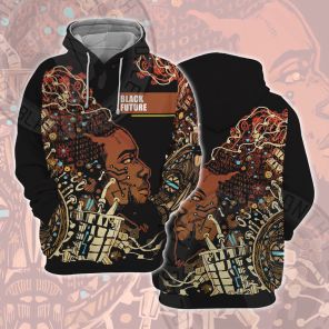 African Americans The Arts Black Future Male Cosplay Hoodie