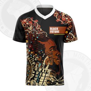 African Americans The Arts Black Future Male Football Jersey