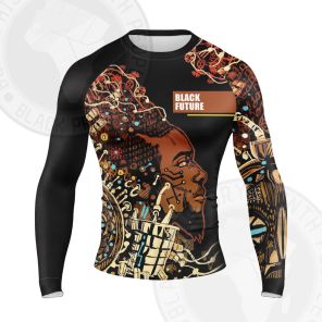 African Americans The Arts Black Future Male Long Sleeve Compression Shirt