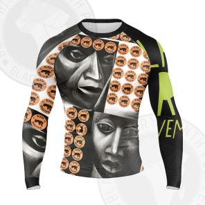 African Americans The Arts Black is Beautiful Long Sleeve Compression Shirt