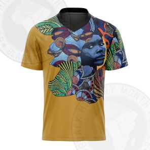 African Americans The Arts Black Woman art Football Jersey