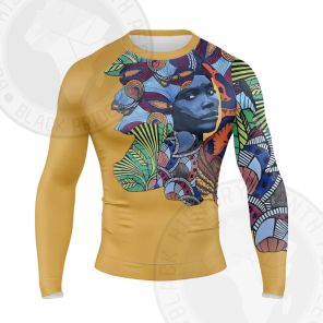 African Americans The Arts Black Woman art Long Sleeve Compression Shirt