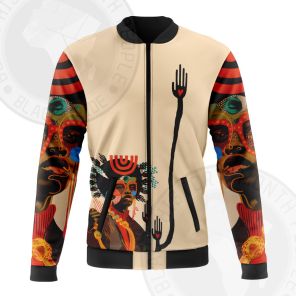 African Americans The Arts Collage illustration Bomber Jacket
