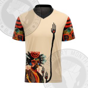 African Americans The Arts Collage illustration Football Jersey