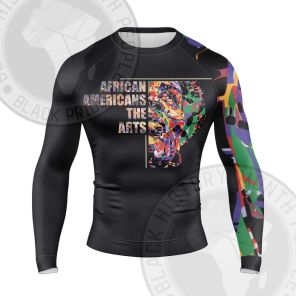 African Americans The Arts color art Long Sleeve Compression Shirt