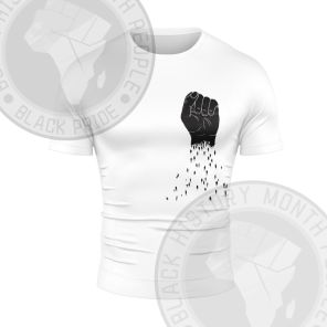 African Americans The Arts Fight Short Sleeve Compression Shirt