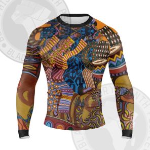 African Americans The Arts Illustrations Long Sleeve Compression Shirt