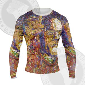 African Americans The Arts Malcolm X art illustration Long Sleeve Compression Shirt