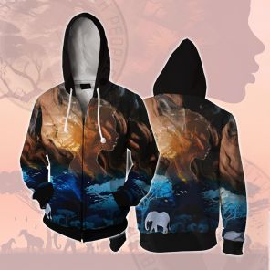 African Americans The Arts Nature And Me Cosplay Zip Up Hoodie