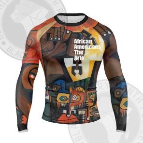 African Americans The Arts Painting Long Sleeve Compression Shirt