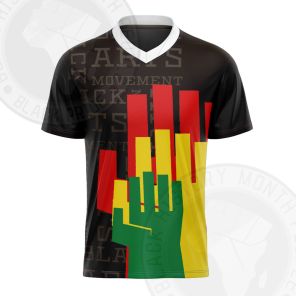 African Americans The Arts Passionate hands Football Jersey