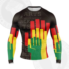 African Americans The Arts Passionate hands Long Sleeve Compression Shirt