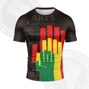 African Americans The Arts Passionate hands Short Sleeve Compression Shirt