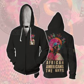 African Americans The Arts Universal Consciousness Cosplay Zip Up Hoodie