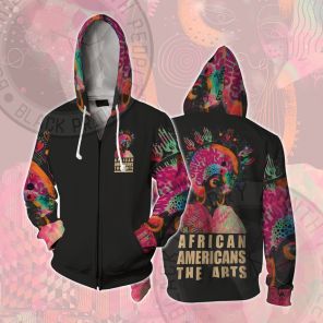 African Americans The Arts Universal Consciousness Variety Cosplay Zip Up Hoodie
