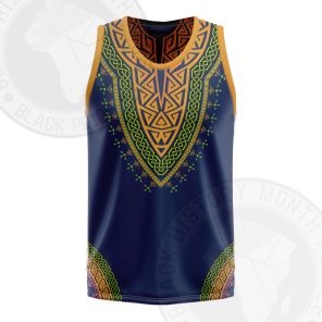 African Purple Design Basketball Jersey