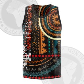 African Totem Ethnic background Basketball Jersey