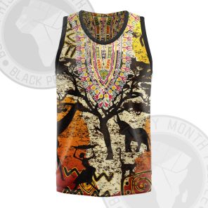 African Totem Ethnic Patterns Basketball Jersey