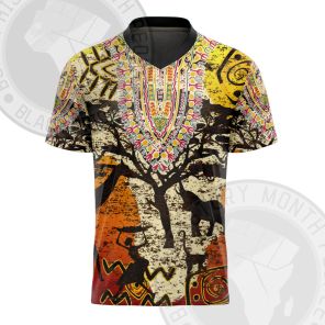 African Totem Ethnic Patterns Football Jersey