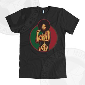 Afro woman RBG T-shirt
