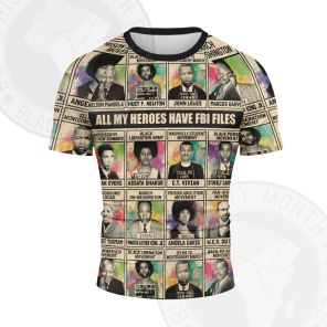 All My Black Person Heroes Have FBI Files All-over Short Sleeve Compression Shirt