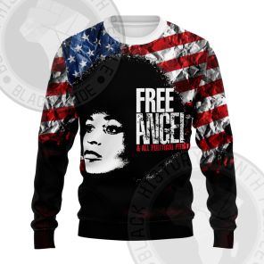 Angela Davis Freedom Leader Sweatshirt